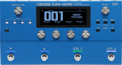 BOSS GM-800 Guitar Synthesizer with ZEN-Core Engine & Serial GK Interface - Ultimate Creative Sound Tool
