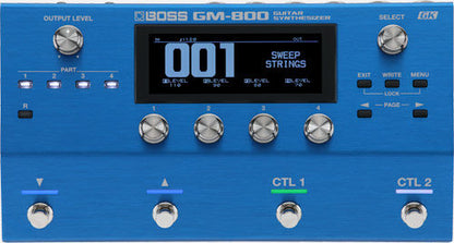 BOSS GM-800 Guitar Synthesizer with ZEN-Core Engine & Serial GK Interface - Ultimate Creative Sound Tool