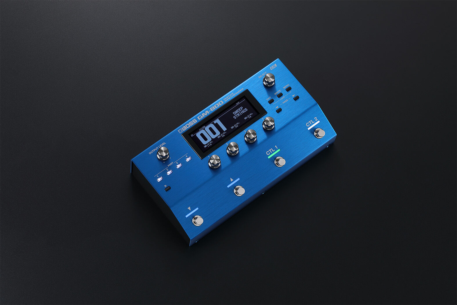 BOSS GM-800 Guitar Synthesizer with ZEN-Core Engine & Serial GK Interface - Ultimate Creative Sound Tool — view 5