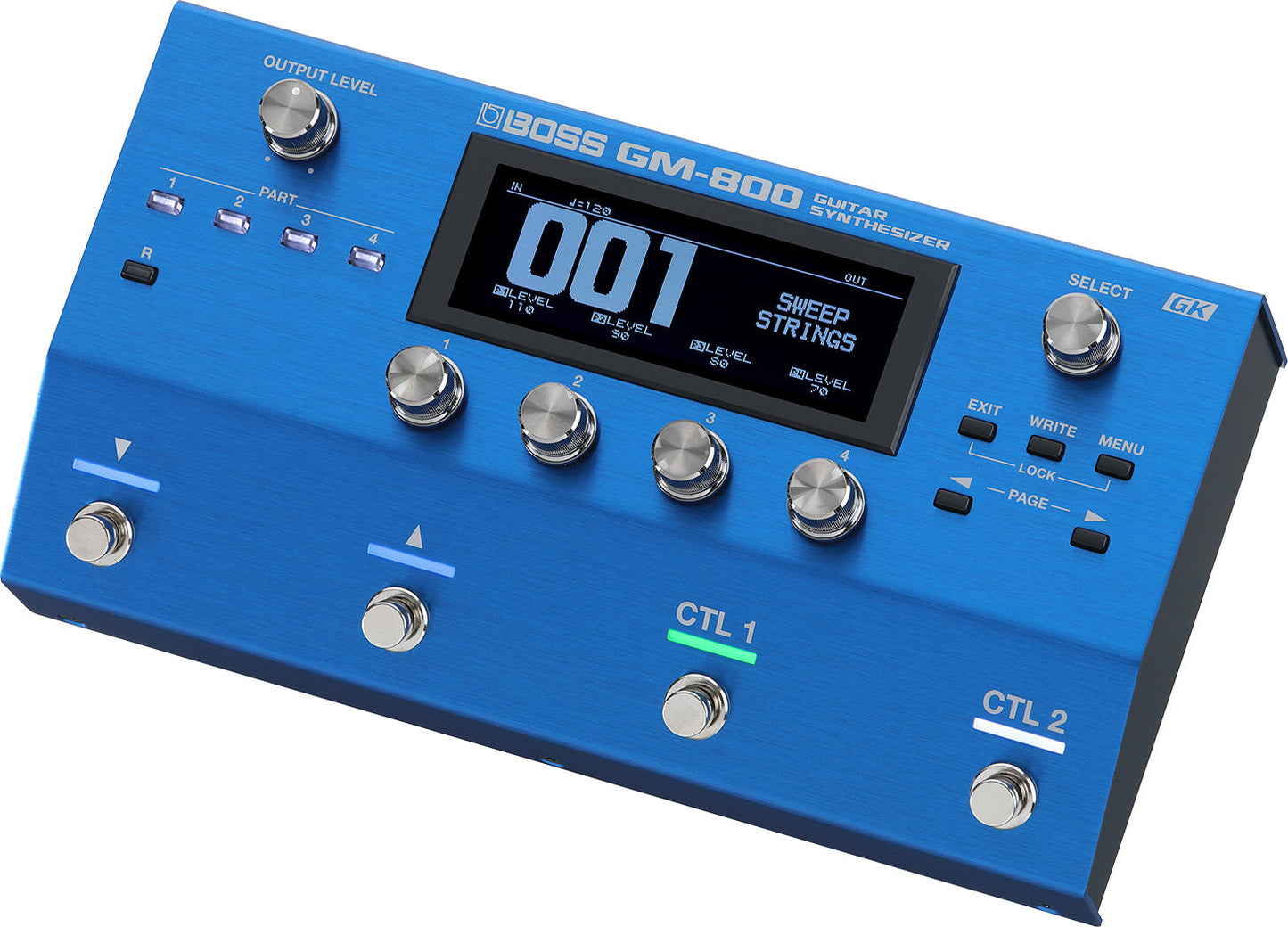 BOSS GM-800 Guitar Synthesizer with ZEN-Core Engine & Serial GK Interface - Ultimate Creative Sound Tool — view 3