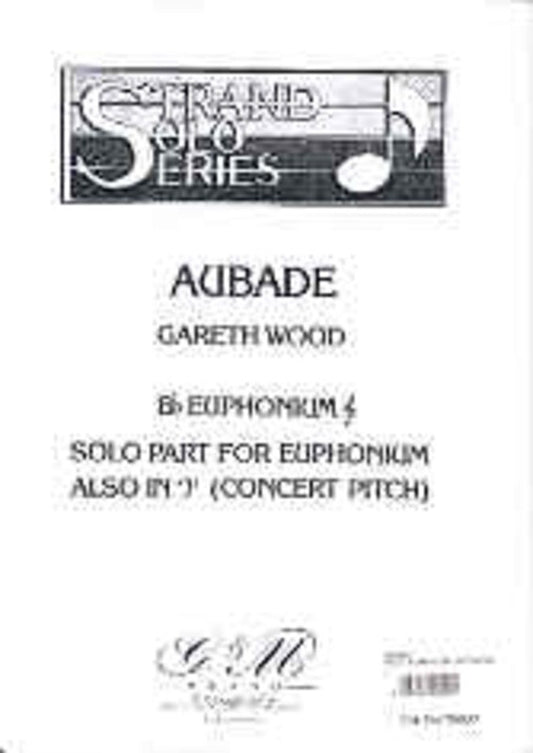 Aubade B Flat (Or Concert Pitch) Euphonium Piano Book