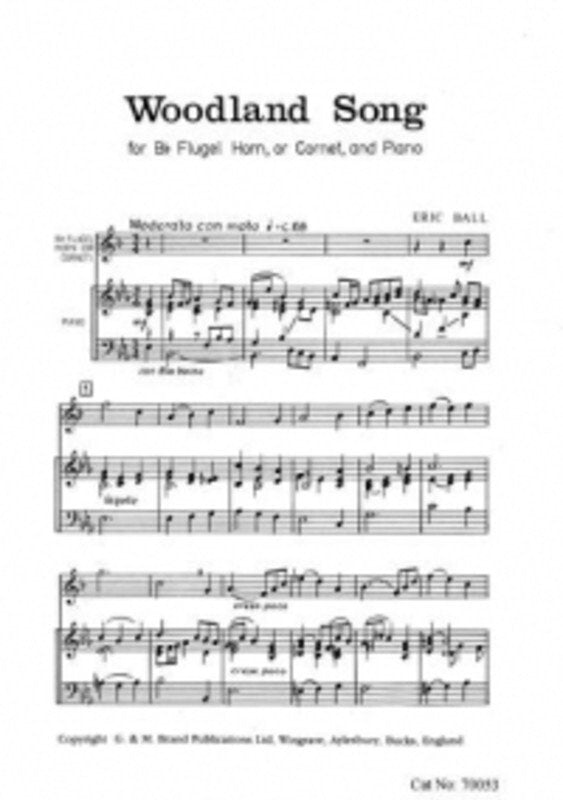 Ball - Woodland Song Flugelhorn Or Cornet And Piano (G & M Brand)