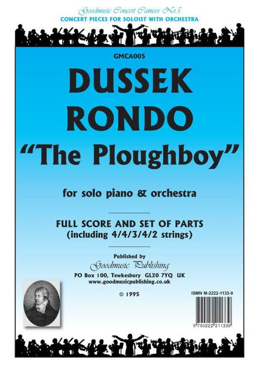 Rondo "The Ploughboy" for Solo Piano and Orchestra SC/PTS by Jan Ladislav Dussek