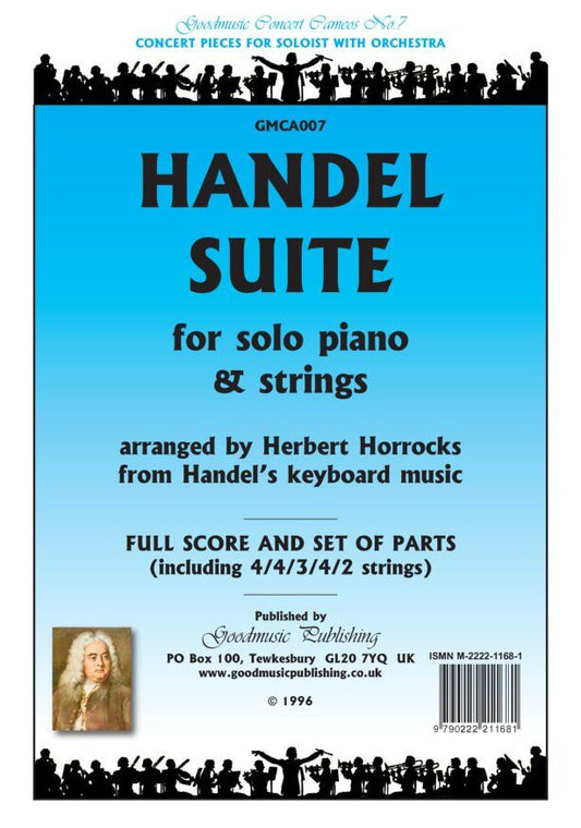Handel Suite for Solo Piano and Strings - SC/Pts by Herbert Horrocks