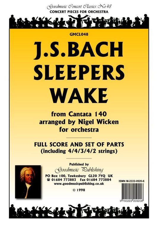 Sleepers Wake for Orchestra - Bach Arrangement by Nigel Wicken