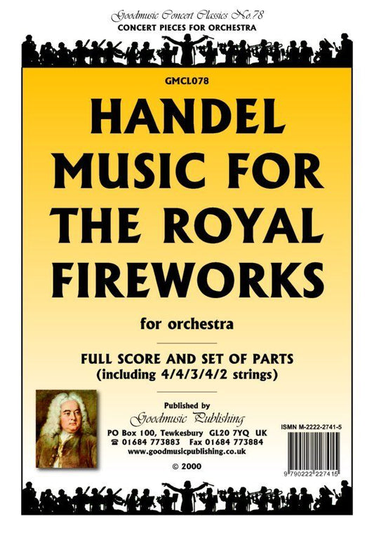 Music for The Royal Fireworks Viola Part by George Frideric Handel