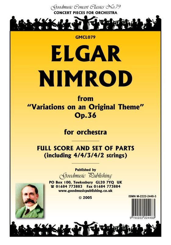 Nimrod From Enigma Variations Op 36 Orchestra Score/Parts