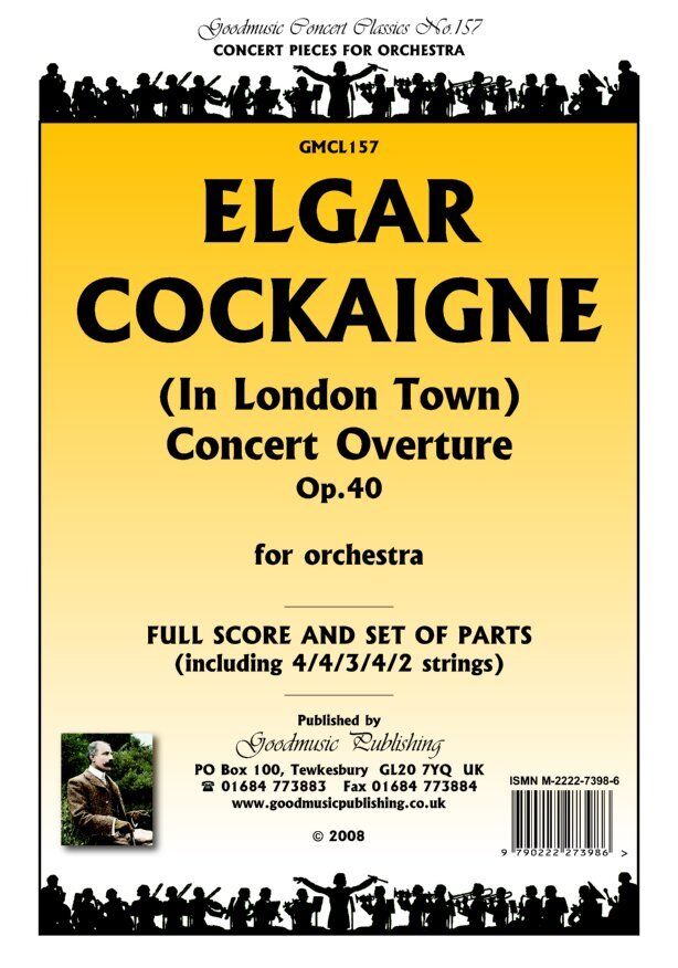 Cockaigne Overture Op. 40 by Edward Elgar for Orchestra, published by Goodmusic, 1 page