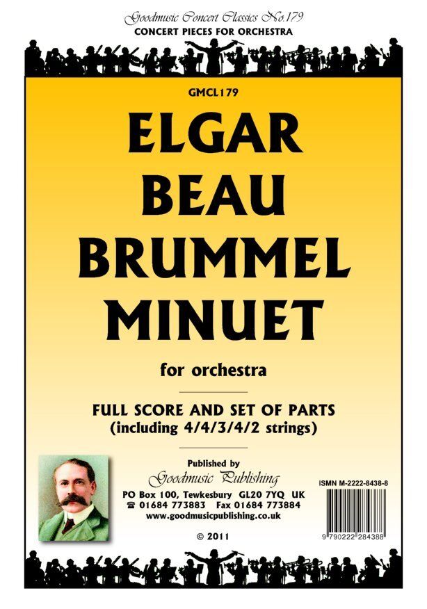 Beau Brummel Minuet for Orchestra SC/Pts by Edward Elgar