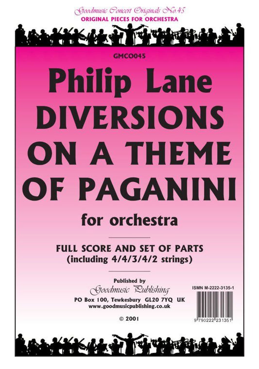 Diversions on a Theme of Paganini for Orchestra SC/Pts