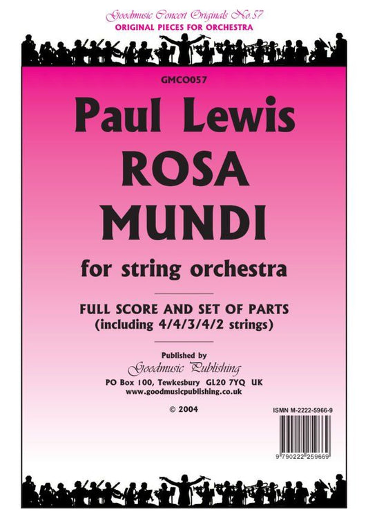 Rosa Mundi for String Orchestra - Paul Lewis - Goodmusic - 1 Page