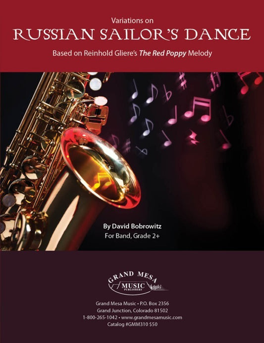 Variations On Russian Sailors Dance Concert Band 2 Score/Parts Book