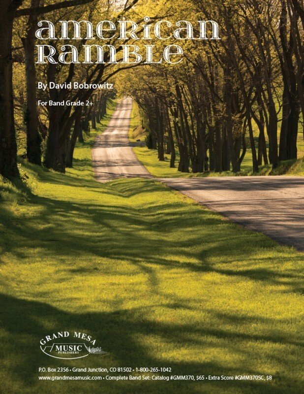 American Ramble — Concert Band Grade 2.5, Score & Parts (Grand Mesa Music)