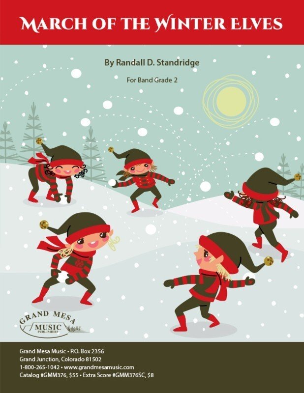 March of the Winter Elves — Concert Band Grade 2, Score & Parts (Grand Mesa Music)