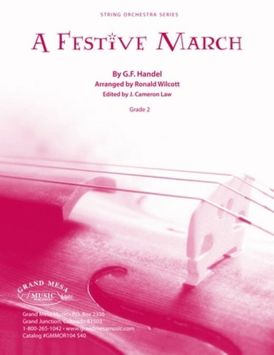 A Festive March So2 Score Book