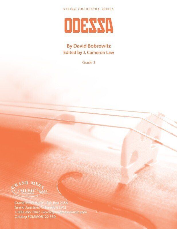 Odessa for String Orchestra SO3 SC/PTS by David Bobrowitz