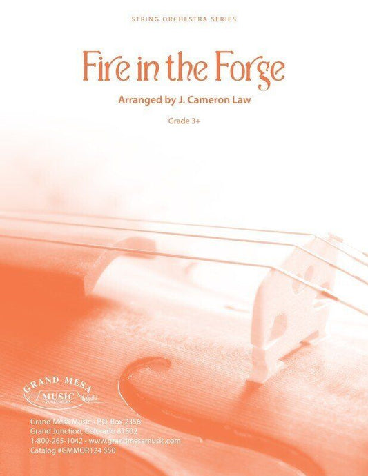 Fire in the Forge for String Orchestra SO3.5 SC/PTS by Ted Allen