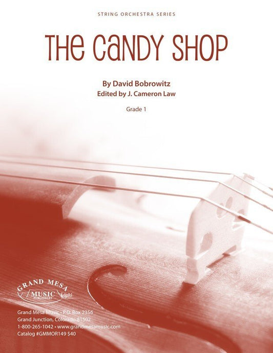Candy Shop for String Orchestra Grade 1 — Score & Parts (Grand Mesa Strings)