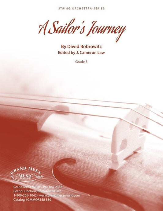 A Sailor's Journey for String Orchestra Grade 3 — Score & Parts (Grand Mesa Strings)