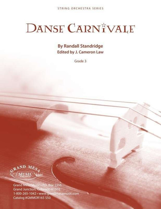 Standridge: Danse Carnivale — String Orchestra Grade 3 Score & Parts (Grand Mesa Strings)