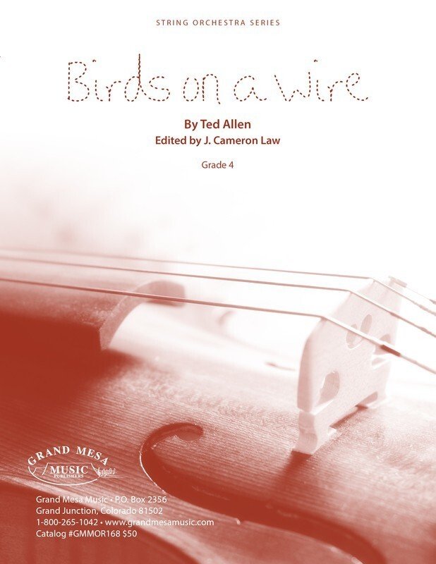 Birds on a Wire for String Orchestra Grade 4 — Score & Parts (Grand Mesa Strings)