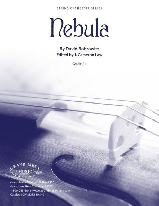 Bobrowitz: Nebula — String Orchestra Grade 2, Score & Parts (Grand Mesa Strings)