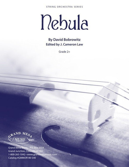 Bobrowitz: Nebula — String Orchestra Grade 2, Score & Parts (Grand Mesa Strings)