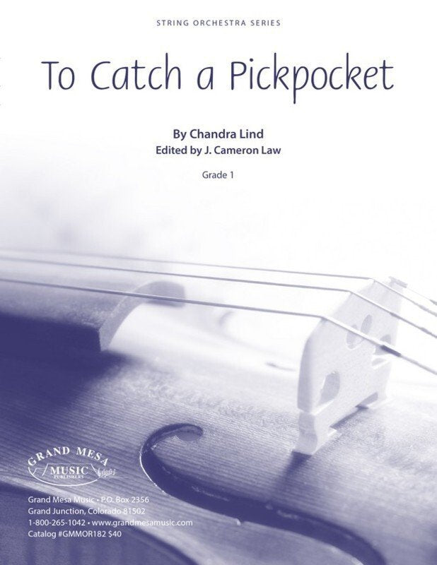Lind: To Catch a Pickpocket — String Orchestra Grade 1, Score & Parts (Grand Mesa Strings)
