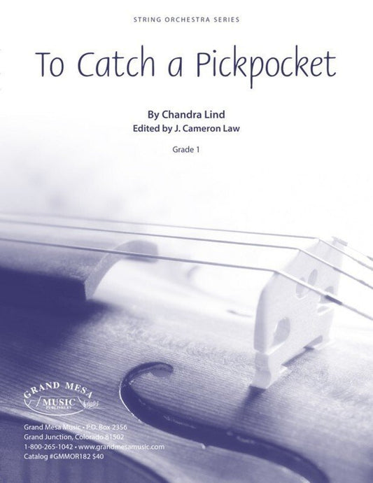 Lind: To Catch a Pickpocket — String Orchestra Grade 1, Score & Parts (Grand Mesa Strings)