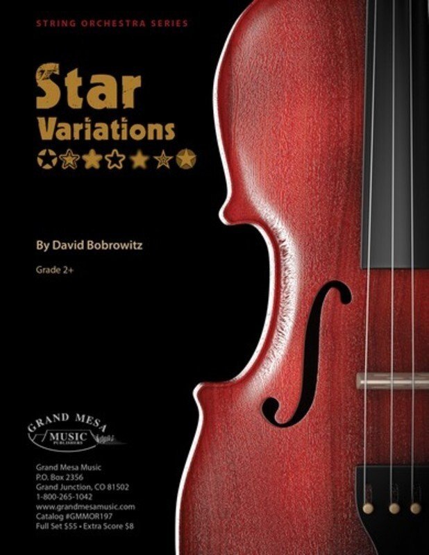 David Bobrowitz: Star Variations — String Orchestra SO2.5, Score & Parts (Grand Mesa Strings)