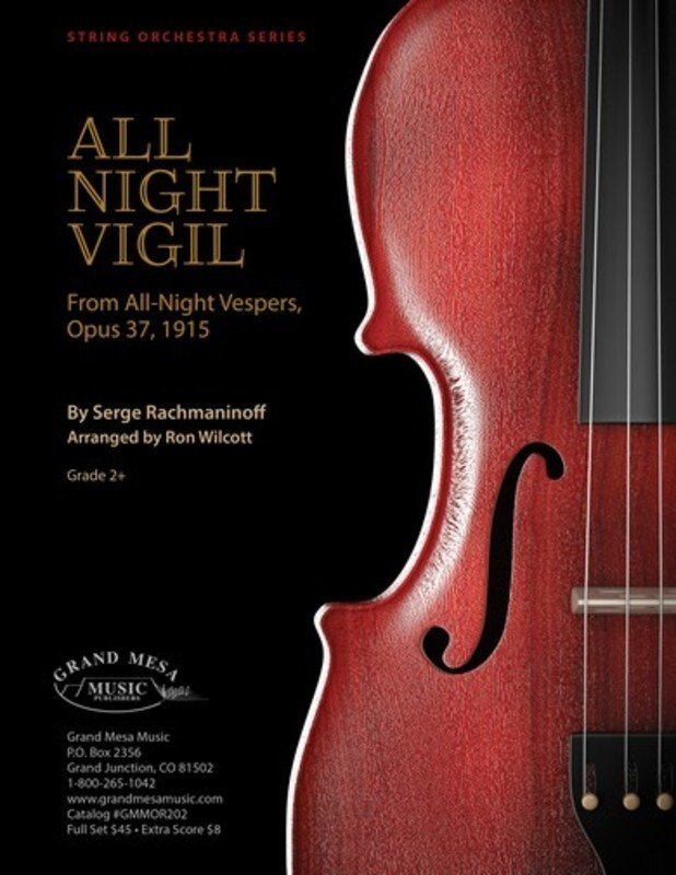 Rachmaninoff: All Night Vigil — String Orchestra SO2.5, Score & Parts (Grand Mesa Strings)