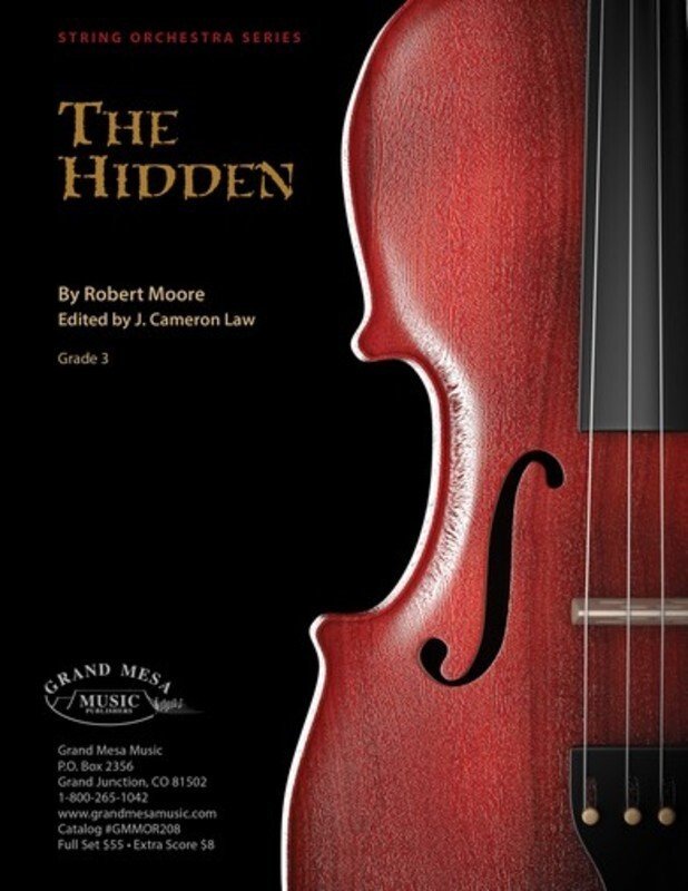 Robert Moore: The Hidden — String Orchestra SO3, Score & Parts (Grand Mesa Strings)