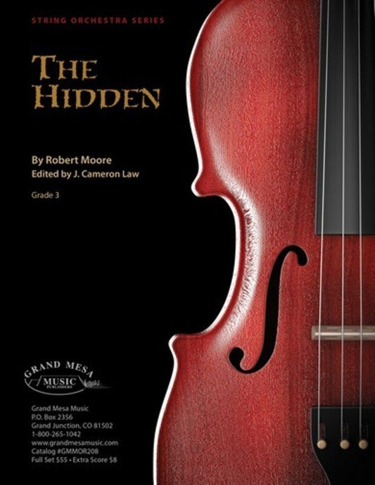 Robert Moore: The Hidden — String Orchestra SO3, Score & Parts (Grand Mesa Strings)