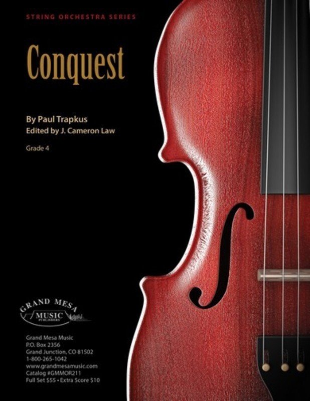 Paul Trapkus: Conquest — String Orchestra SO4, Score & Parts (Grand Mesa Strings)