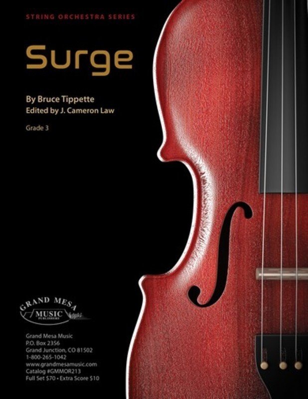 Bruce Tippette: Surge — String Orchestra SO3, Score & Parts (Grand Mesa Strings)