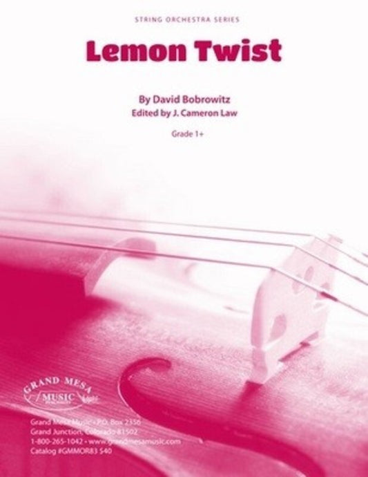 Lemon Twist So1 Score Book