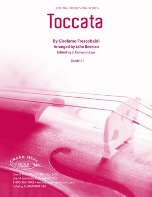 Toccata So2 Score Book