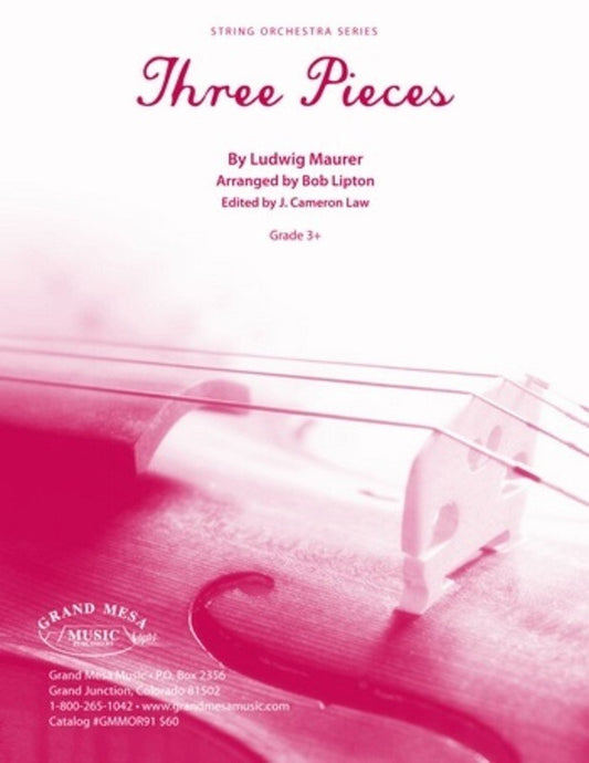 Three Pieces So3 Score Book