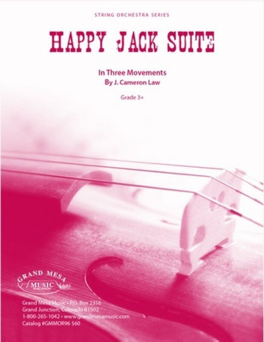 Happy Jack Suite So3 Score Book