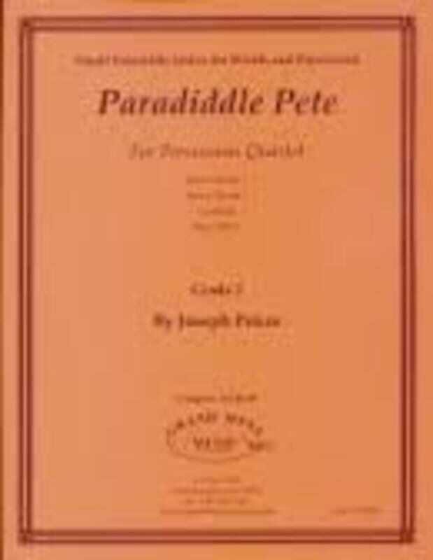 Paradiddle Pete Percussion Quartet Grade 2 by Joseph Pekas