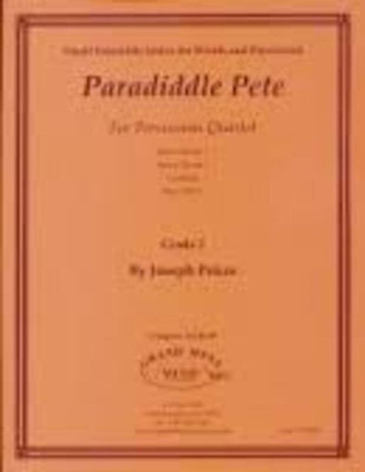 Paradiddle Pete Percussion Quartet Grade 2 by Joseph Pekas