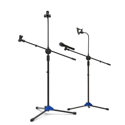 Galux GMP-600 Adjustable Microphone Stand with Phone Holder and Tripod Base