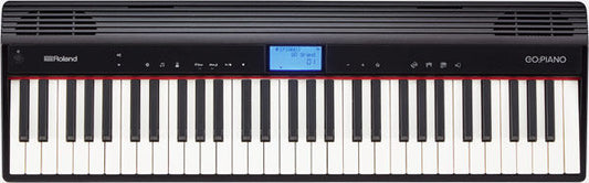 ROLAND GO:PIANO - Portable Bluetooth Digital Piano for Beginners, 61 Keys, Compact Design, Ideal for Learning and Practice