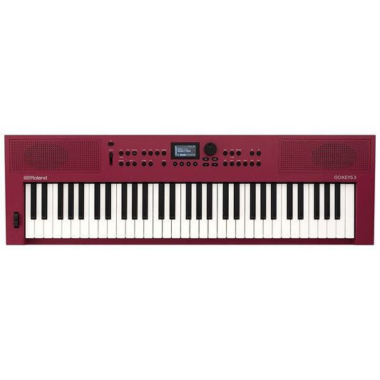 ROLAND GO:KEYS 3 Portable Keyboard - Creative Music Maker in Red, Easy to Use, No Experience Needed, Model GO KEYS 3