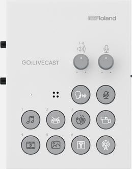 ROLAND GO:LIVECAST Smartphone Livestream Studio - Professional Streaming Hardware & App Combo for High-Quality Broadcasts
