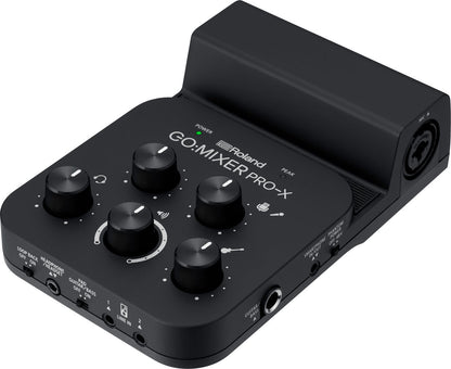 ROLAND GO:MIXER PRO-X - Smartphone Audio Mixer for Music Videos, Podcasts & Livestreaming, High-Quality Sound, Multi-Input Compatibility — view 5