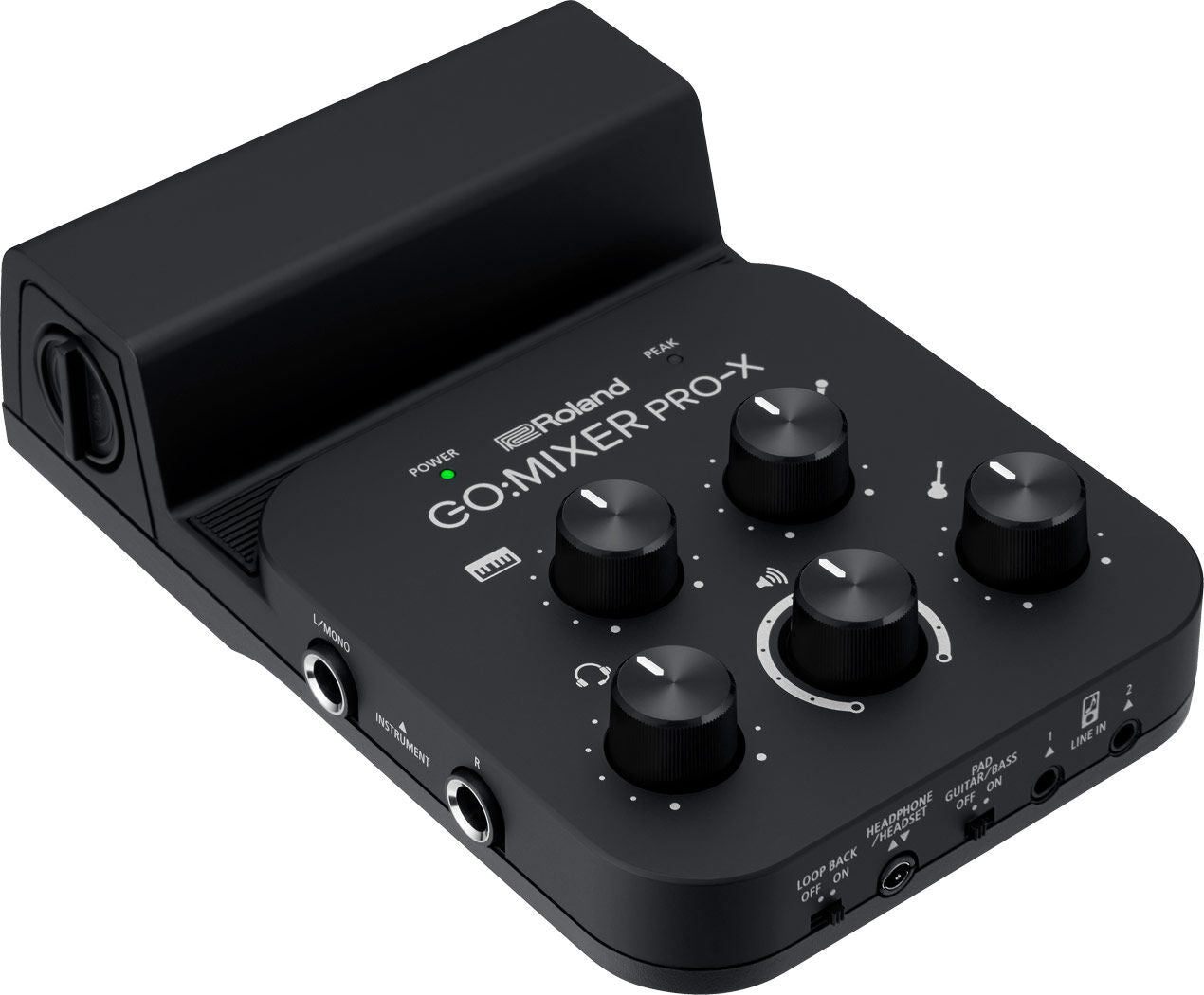 ROLAND GO:MIXER PRO-X - Smartphone Audio Mixer for Music Videos, Podcasts & Livestreaming, High-Quality Sound, Multi-Input Compatibility — view 4