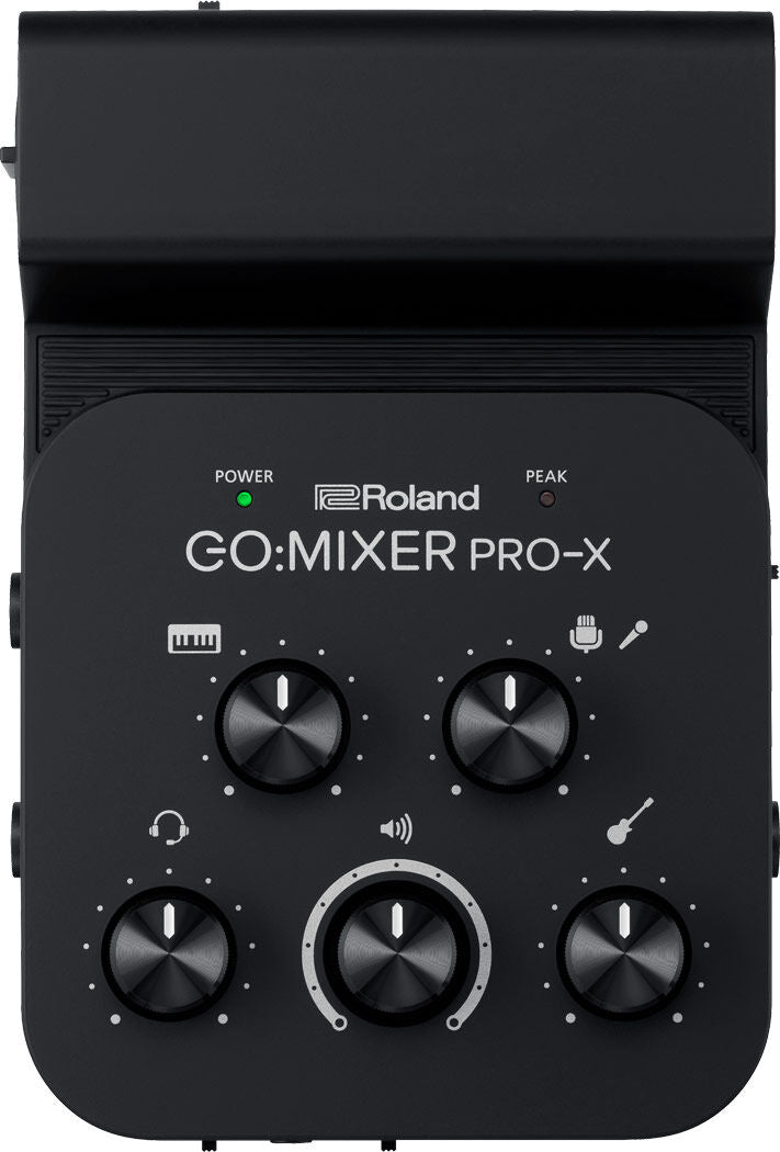 ROLAND GO:MIXER PRO-X - Smartphone Audio Mixer for Music Videos, Podcasts & Livestreaming, High-Quality Sound, Multi-Input Compatibility — view 2
