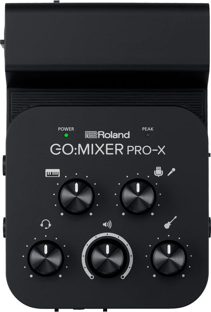 ROLAND GO:MIXER PRO-X - Smartphone Audio Mixer for Music Videos, Podcasts & Livestreaming, High-Quality Sound, Multi-Input Compatibility — view 2
