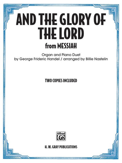 And the Glory of the Lord Organ Sheet Music